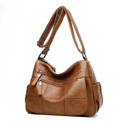 Casual Messenger Bag - Brown