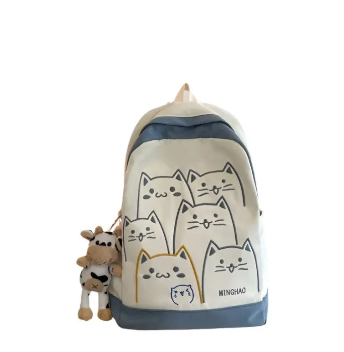 Cat Pattern Backpack