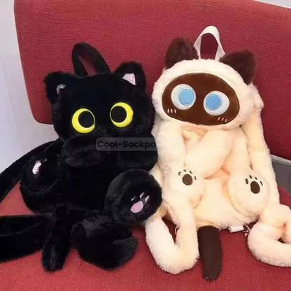 Cat Plush Backpack