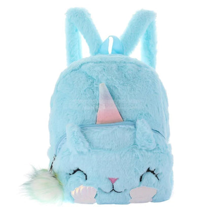 Cat Unicorn Backpack - Blue