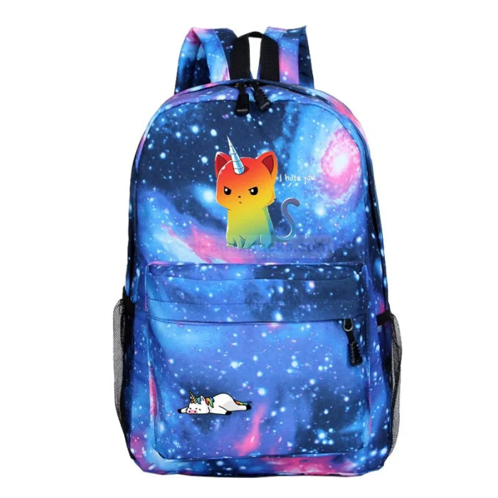 Caticorn Backpack - Blue