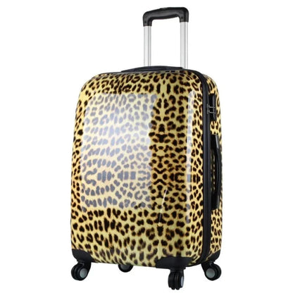 Cheetah Print Rolling Backpack - Leopard grain / 20’