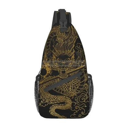 Chinese Dragon Backpack - Color 8 / 39x19x9cm