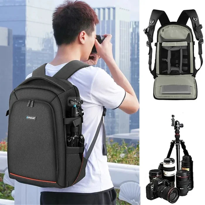 Chrome Camera Backpack - Black