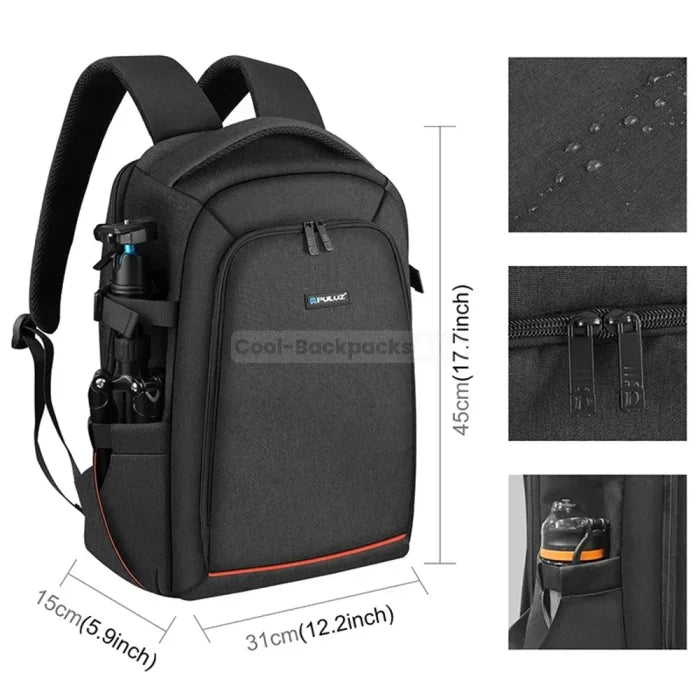 Chrome Camera Backpack - Black