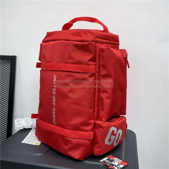 Compact Ski Backpack - Red / 17 inches