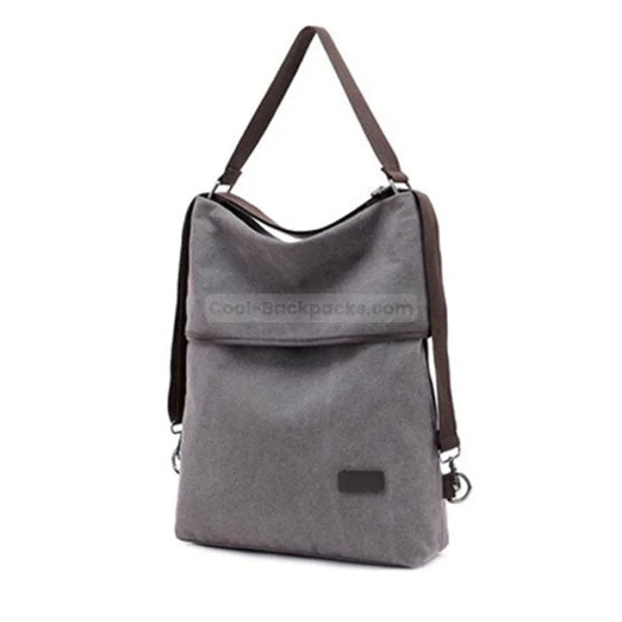 Convertible Tote Backpack - Gray