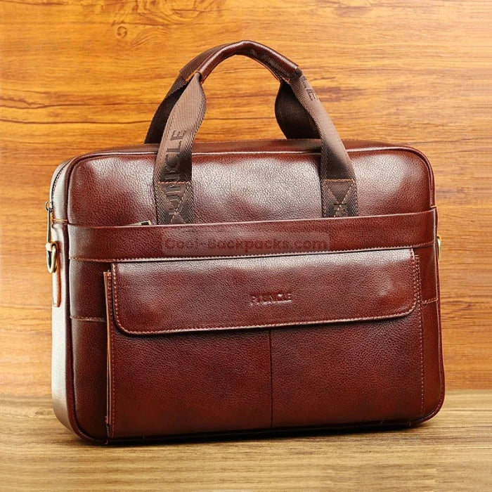 Corporate Messenger Bag - Reddish Brown