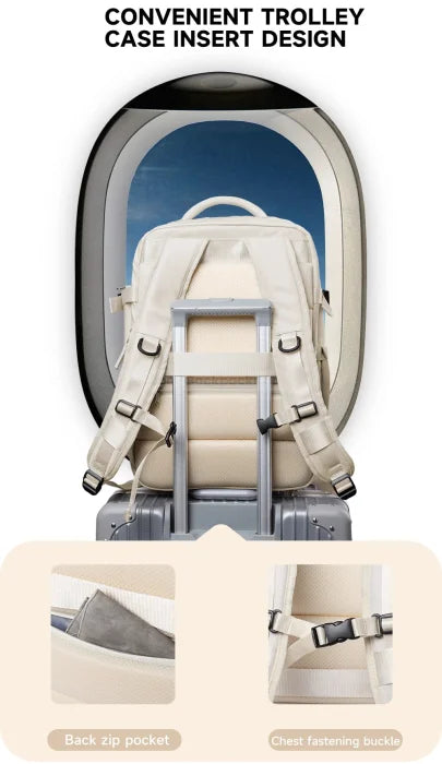 Cream Travel Backpack