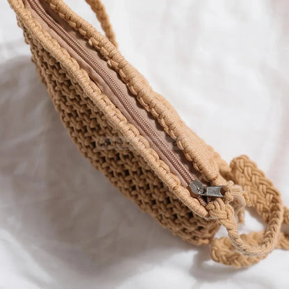 Crochet Messenger Bag