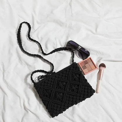 Crochet Messenger Bag