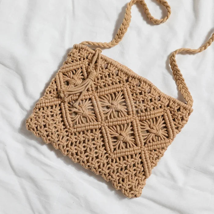 Crochet Messenger Bag