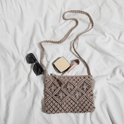 Crochet Messenger Bag