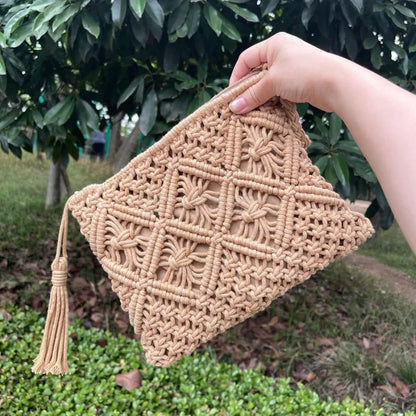 Crochet Messenger Bag