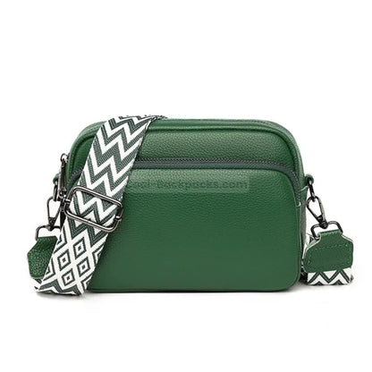 Cross Body Messenger Bag - Green