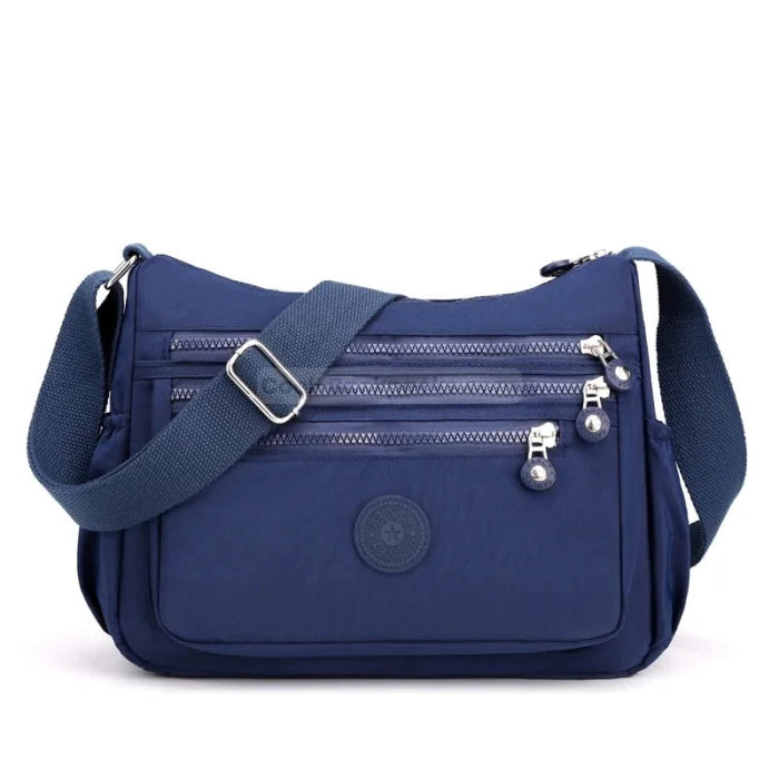 Crossbody Messenger Bag - Deep Blue