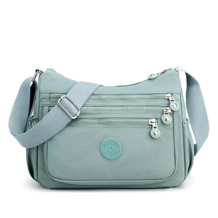 Crossbody Messenger Bag - Sky Blue