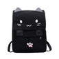 Cute Black Backpack - Pink