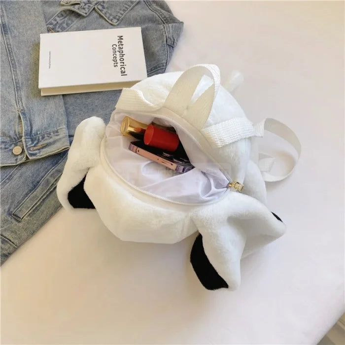 Cute Bunny Backpack - White