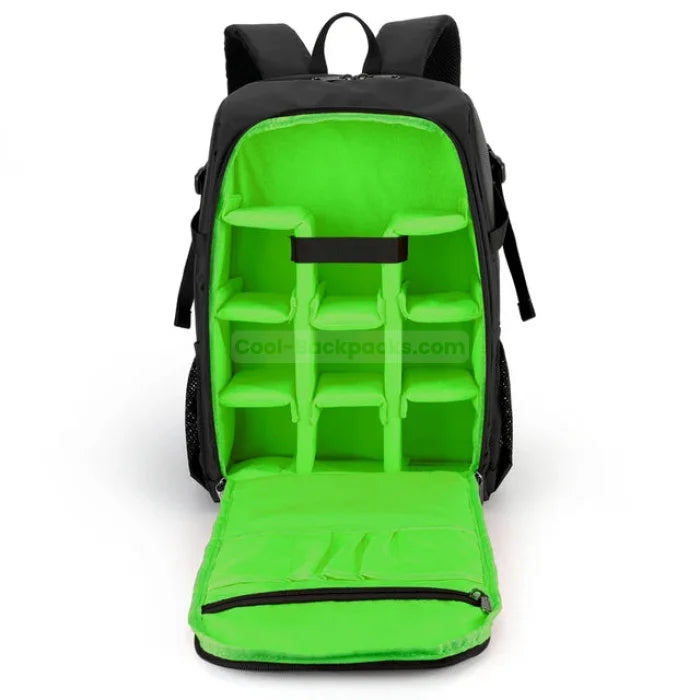 Cute Camera Backpack - Green