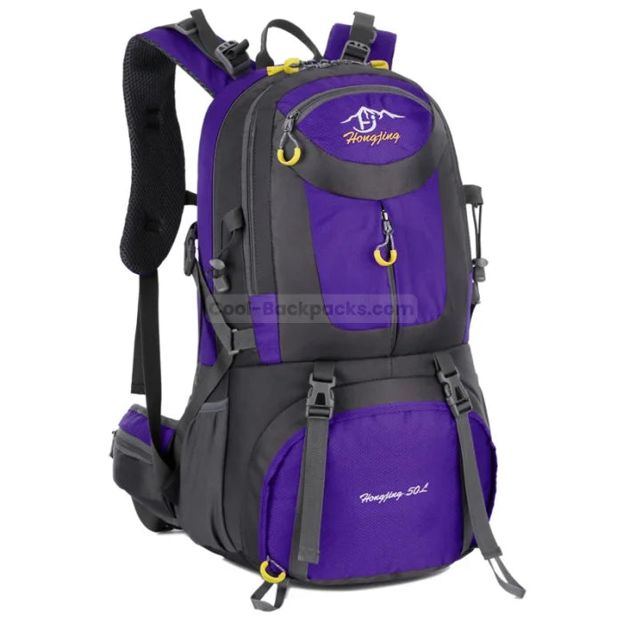 Cute Hiking Backpack - Purple / 40L