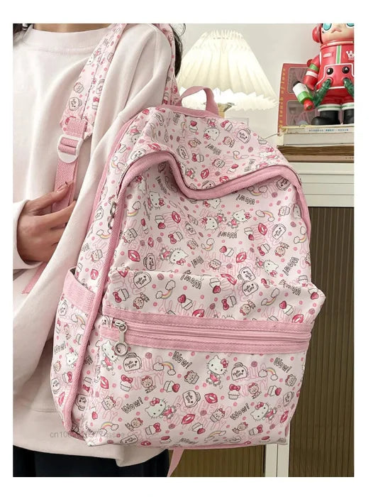 Cute Light Pink Backpack