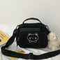 Cute Messenger Bag - Black