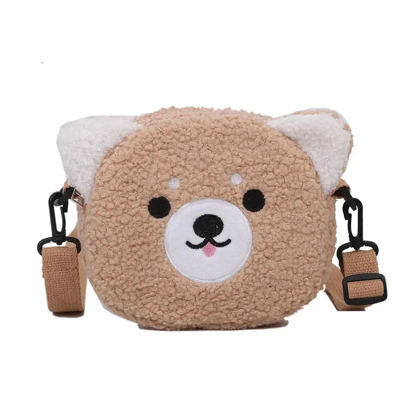 Cute Sling Backpack - Brown