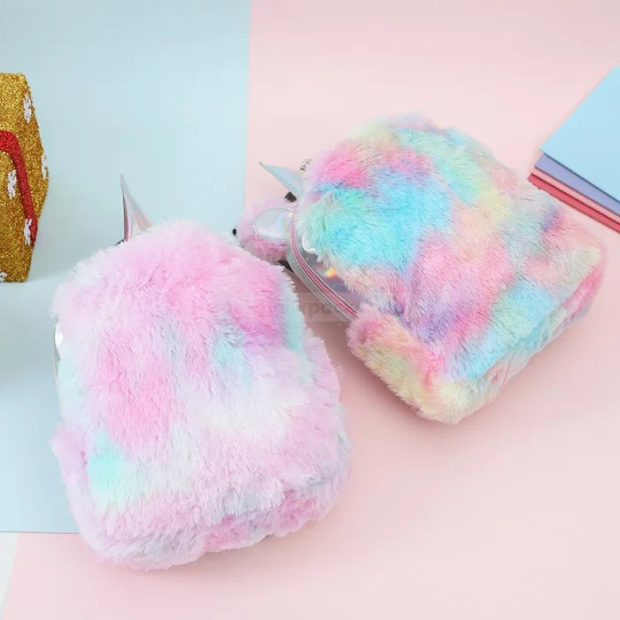 Cute Unicorn Plush Mini Backpack