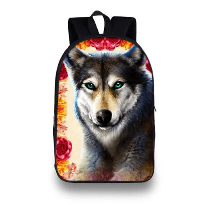 Cute Wolf Backpack