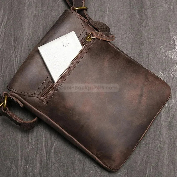 Dark Brown Messenger Bag