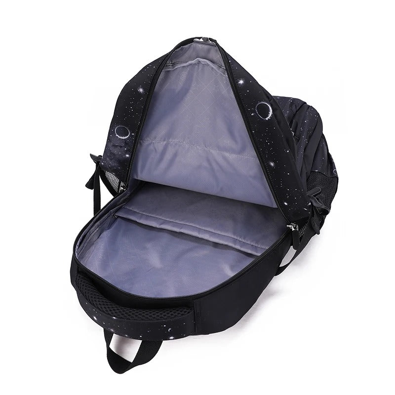 Blue Rolling Backpack