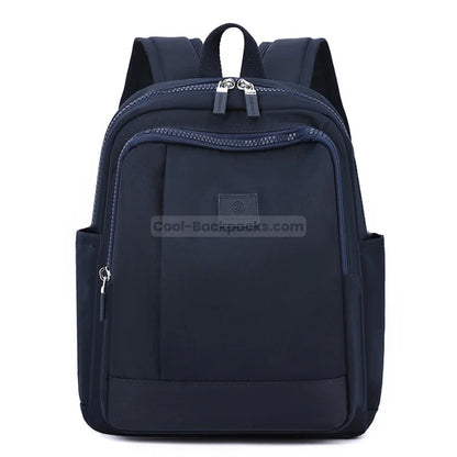 Designer Anti Theft Backpack - Dark Blue Bag