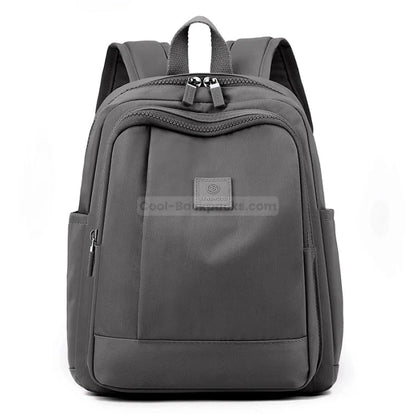 Designer Anti Theft Backpack - Gray Bag