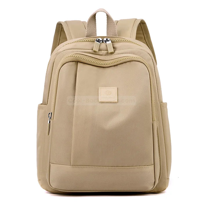 Designer Anti Theft Backpack - Khaki Bag