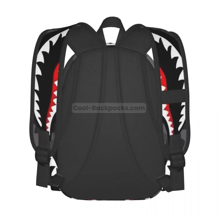 Designer Shark Backpack - 36x32x10cm