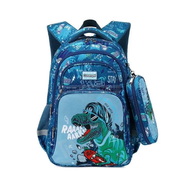 Dinosaur Backpack And Lunch Bag - 2pcs