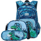 Dinosaur Backpack And Lunch Bag - 3pcs