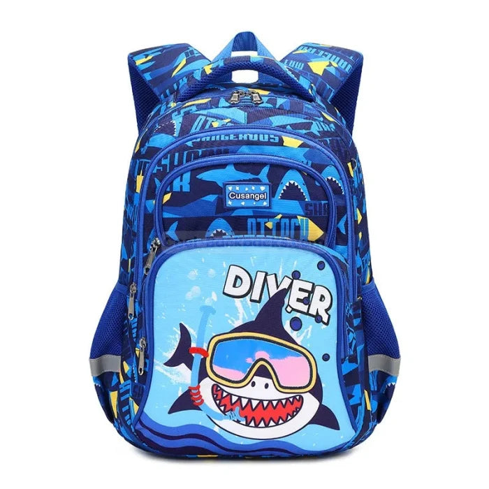 Dinosaur Backpack And Lunch Bag - shark