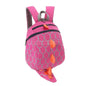 Dinosaur Backpack With Spikes - Pink