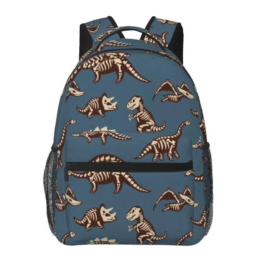 Dinosaur Fossil Backpack - black / 16 Inches