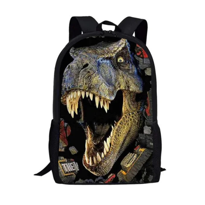 Dinosaur Head Backpack - dkbb - 607