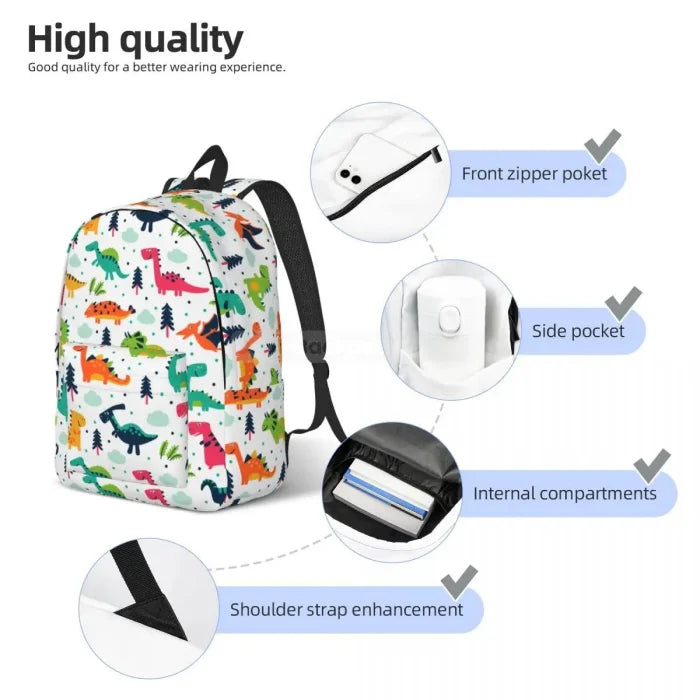 Dinosaur Print Backpack