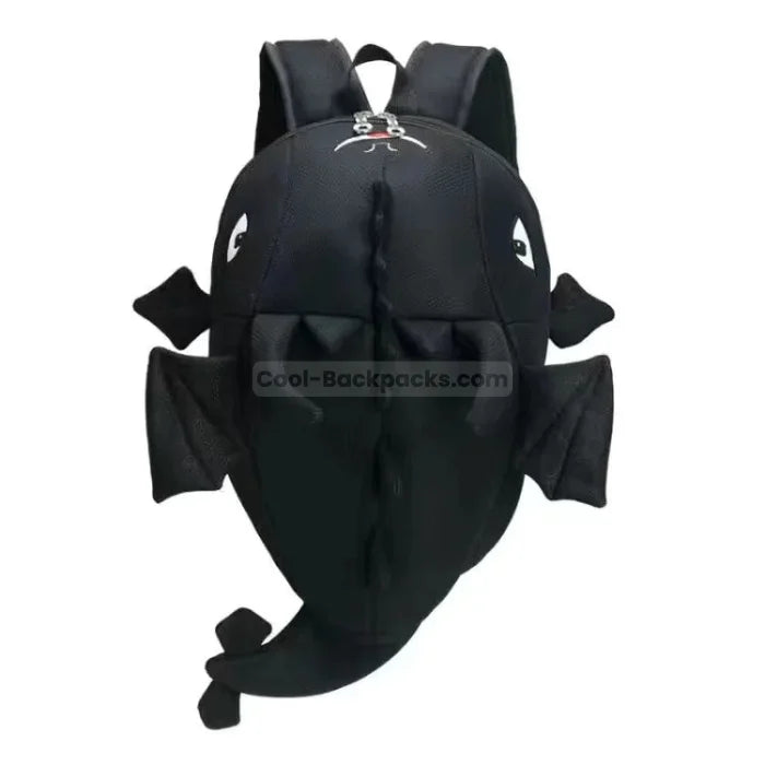 Dinosaur Stuffed Animal Backpack - Black / 40x30cm