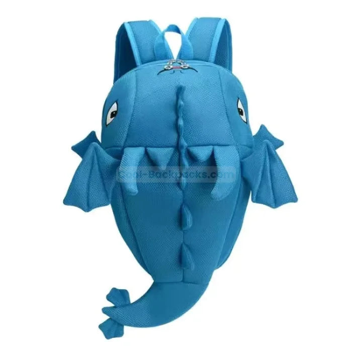 Dinosaur Stuffed Animal Backpack - Blue / 40x30cm