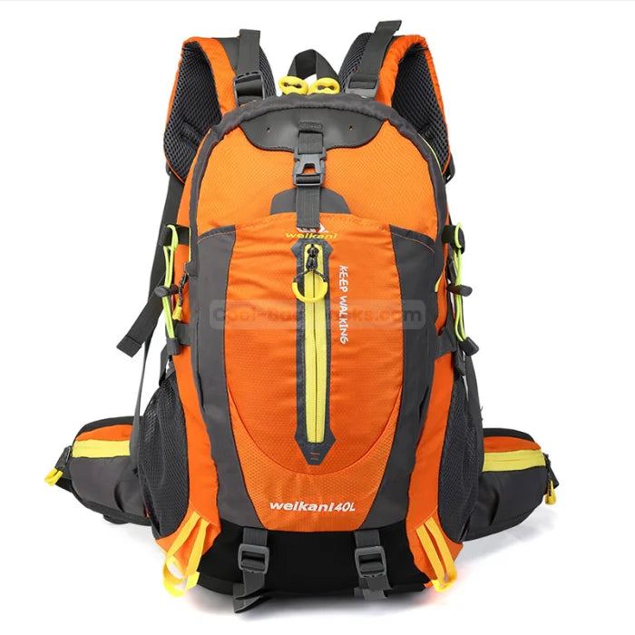 Durable Hiking Backpack - Orange