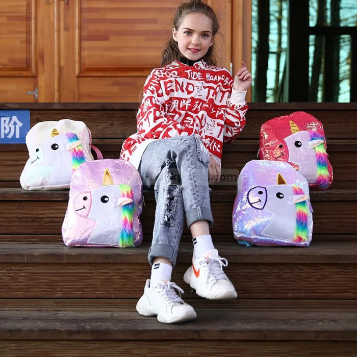 Emoji Unicorn Face Backpack