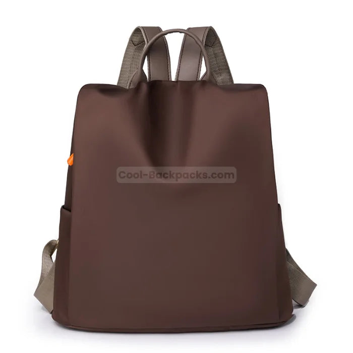 Fashion Anti Theft Backpack - Brown