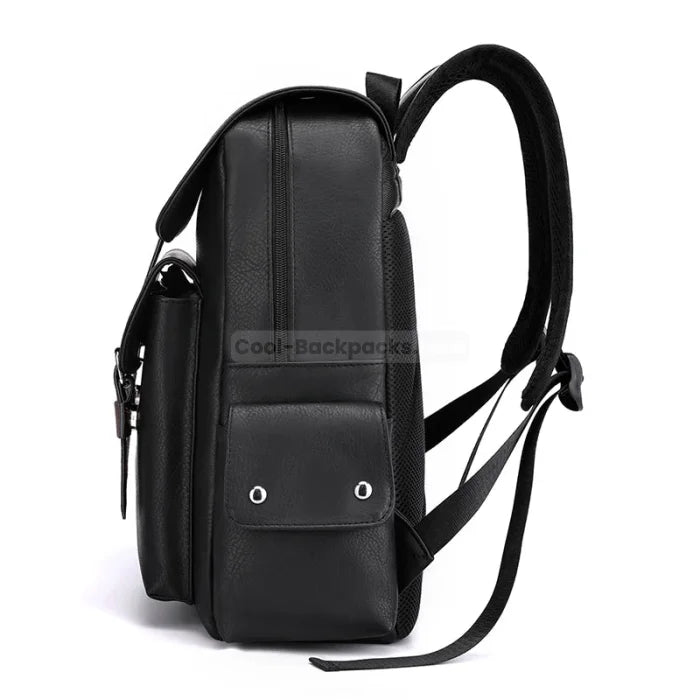 Faux Leather Rucksack Backpack