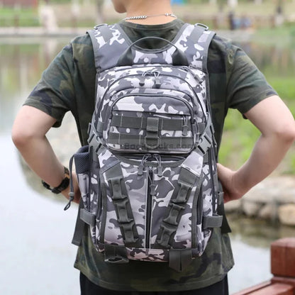 Fishing Backpack with Rod Holders